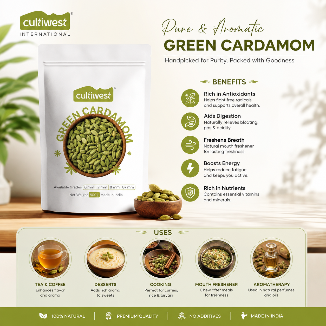 GREEN CARDAMOM